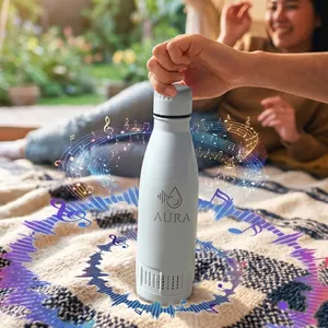 ZoëS Thermal Bottle with Integrated Wireless Speaker Base